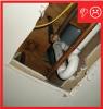 Wrong – These plumbing penetrations have been cut larger than needed, making them difficult to seal.