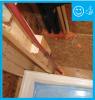 Right – The holes for plumbing are neatly cut and properly sealed with foam.