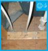 Right – These neatly cut holes have been properly sealed with caulk and foam.