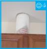 Right – Kitchen exhaust penetration has been sealed with caulk