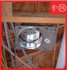Wrong – The installed recessed light is not ICAT labeled. 