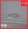 Wrong – This recessed can light has not been sealed to the drywall.