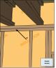 Install continuous top plates or blocking at the tops of walls adjacent to conditioned space to minimize air leakage.