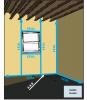 All seams between structural insulated panels (SIPs) foamed and/or taped per manufacturer's instructions 