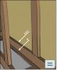 Air seal the common wall between units in a multifamily structure to minimize air leakage.