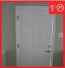 Wrong – There is visible light around the door because no weather stripping has been installed.