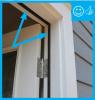 Right – Weatherstripping has been installed and remains in contact when the door is closed.