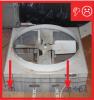 Wrong – Whole house fan installed with holes in surrounding platform that need to be air sealed