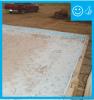There is polyethylene sheeting installed to provide a capillary break between the ground and slab