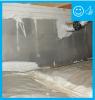 There is 6 mil. polyethylene sheeting installed and sealed in the crawlspace