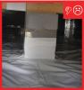 Wrong – The polyethylene sheeting vapor barrier is not attached to the piers with mechanical fasteners