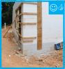 Right – The insulated concrete forms that are below-grade have a damp-proof coating to prevent moisture seeping into the foundation