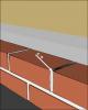 Flashing at bottom of exterior walls with weep holes included for masonry veneer and weep screed for stucco cladding systems, or equivalent drainage system