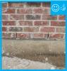 The weep holes are spaced at the correct distance to provide a complete drainage system