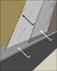 Flashing at bottom of exterior walls with weep holes included for masonry veneer and weep screed for stucco cladding systems, or equivalent drainage system