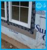 Right – The flashing is properly installed to create a complete drainage system with continuous rigid insulation sheathing/siding