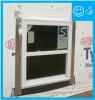 Right – There is flashing installed along the top of the window and the water-resistant barrier is layered over to create a complete drainage system