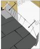 Step and kick-out flashing at all roof-wall intersections extending ≥ 4 in. on wall surface above roof deck and integrated with drainage plane above
