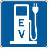 Signage can help drivers locate EV charging spaces.