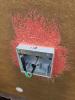 Right - Electrical box in exterior wall is completely sealed with liquid flashing.