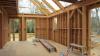 This home is framed with post-and-beam construction and 7-inch wall cavities that will be filled with blown-in fiberglass insulation.