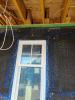 Wrong - Cantilevered floor joist bay cavities are not air sealed with a solid air barrier aligned with the exterior wall.