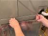 The furnace filter slot cover should fit tightly to minimize air leakage but it should not be taped or caulked to enable frequent filter replacements.
