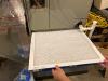 Insert the new furnace/air handler filter in the filter slot of the furnace or air handler with the arrow pointed in the direction of air flow.  