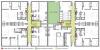 Right – Possible Heat Pump Water Heater Locations on Full Plate Floorplan in a Multifamily Building