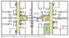 Right – Possible Heat Pump Water Heater Locations on a Multifamily Floorplan including interior corridor closets, under-stair closes, and utility rooms