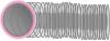 R-6 flexible duct has 2 inches of insulation around the inner liner so a 12-inch duct requires a 16x16-inch chase
