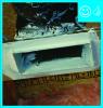Right – Flex duct register is mastic sealed to framing