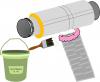 After securing the inner coil, cover the draw band and the seam with a generous amount of mastic