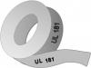 Use only Underwriters Laboratory UL-181 approved tape