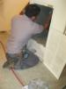 Manually seal seams in the return plenum