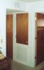 Right: A well-constructed air handler closet