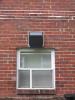 Wrong - The IRC requires that kitchen exhaust ducts terminate outside, at least 3 feet from operable windows.