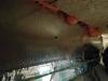 Wrong - Hole in duct needs to be sealed.