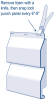 If vinyl siding must be cut horizontally to fit under a window, use a snap hole punch to create raised lugs along the cut edge for installation in a J-channel.