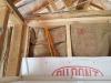 Wrong - Insulation was not sliced to wrap around wiring.