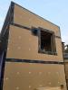 Right - Attach exterior insulation with insulation washers and tape the seams of the insulation is used as an air barrier.
