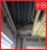 Wrong - Ceiling insulation is not completely installed and air barrier is missing.