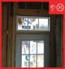 Wrong - Area around window framing not air sealed