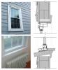 Insert replacement vinyl frame window