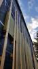 Right - Mineral Wool insulation is installed on the exterior of wall with furring strips.