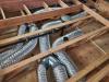 Right - The open web floor joists have ample space for HVAC ducts