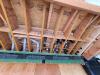 Wrong - Plumbing penetrations are not sealed in sub-floor and it is not recommended to run plumbing in a cantilevered floor.