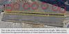 Wrong – Incorrect location of fasteners in an roof asphalt shingle