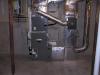 This direct-vent condensing gas furnace has a fresh air intake.