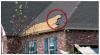 Shingle blow-off often starts at the eaves, as shown here after exposure to 115-mph hurricane winds. 